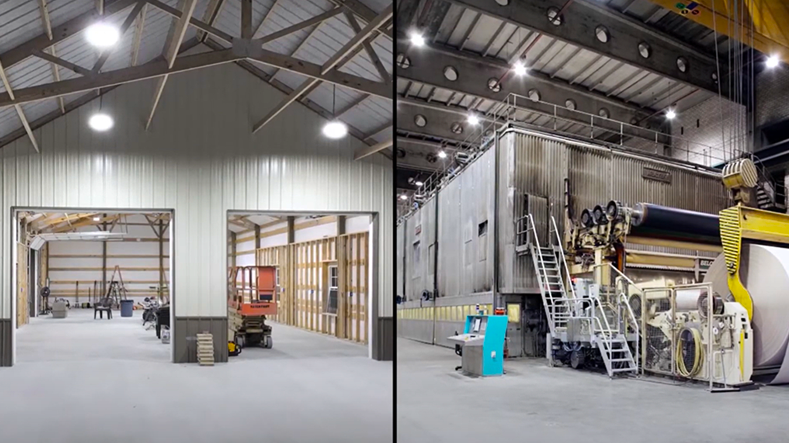 150lm/W LED UFO Highbay Light IP65 With Adjustable Wattage Color Temperature