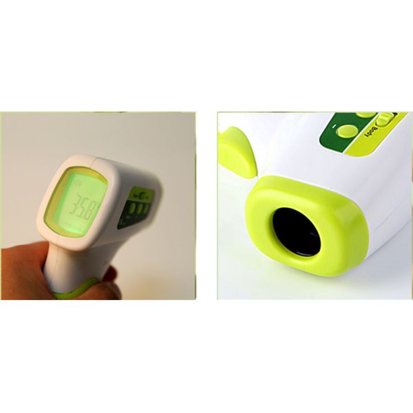 Large LCD with back-lit non-contact digital forhead infrared thermometer TT-123