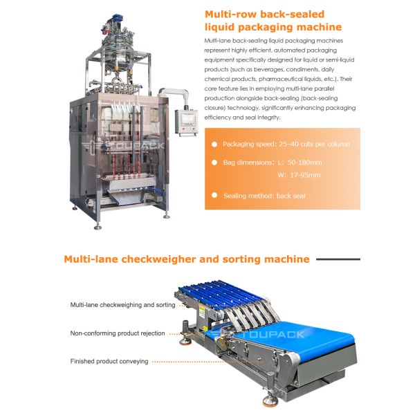 Multi-Function Automatic 4 Lane 6 Lane Multi-lanes Granule Coffee Milk Tea Powder Sachet Packaging Machine