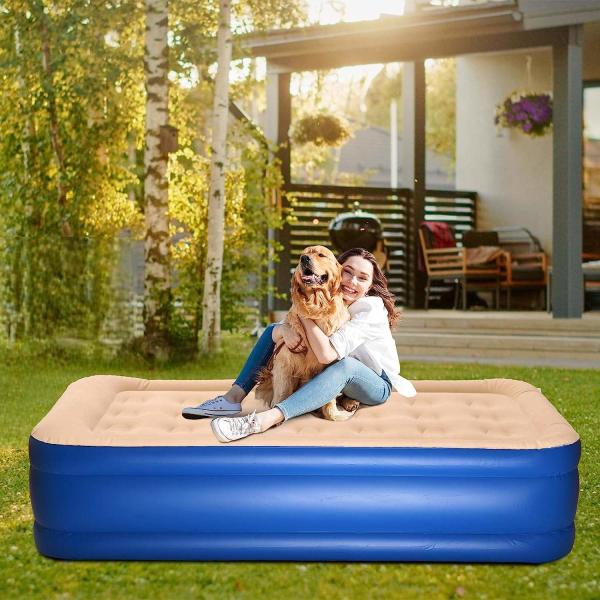 Quality Amazing Blow Up Air Bed Automatic Electric Inflatable Bed For Sleeping for sale