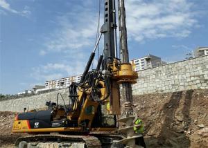 80kN Single Load Rotary Pile Machine Transportation Borehole Drilling Piling Rig 1200mm