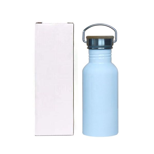 Sublimation Vacuum Bottle 500ml Stainless Steel Water Bottle Blanks Custom Logo Drink Bottles