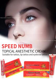 China Highly Effective Speed Numb Tattoo Cream 10g 30g Tattoo Anesthetic Numbing Cream Lip Eyebrow Body Tattoo on sale