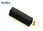 1.27 Mm Pitch Female Header Socket Double Row SMT 20 Pin Female Header