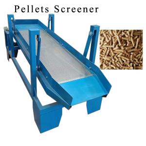 China 3000-5000KG/H Vibrating Screen Machine Wood Pellet Screener 2.2kw on sale
