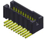 1.27mm Box Header Connector Dual Row R/A Dip Type 1.0AMP