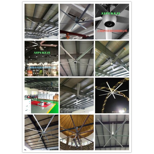 Professional BLDC Ceiling Fan 16 Ft Energy Saving For Large Retail Stores