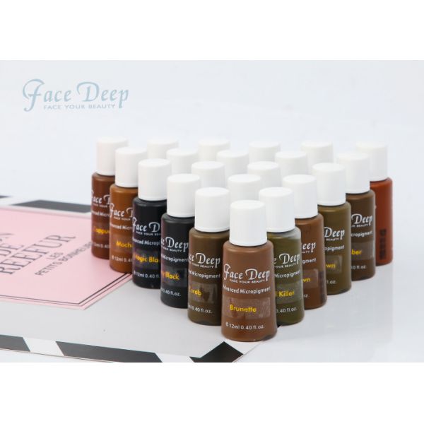 Cedar Brown Face Deep Micropigments Semi Cream for Microblading and Shading 12 Ml / Bottle