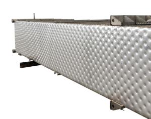 China brew tank  Laser Welded 316L Pillow Plate double embossed on sale