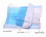 Non Woven Face Protection Mask High Bacterial Particle Filtration