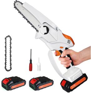 10 Inch Brushless Motor Cordless Portable Chain Saw Machine For Wood Cutting
