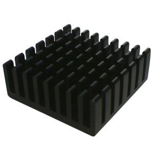 Buy cheap Square Large Aluminum Heatsink Extrusion Profiles Black Sandblast Oxidation product