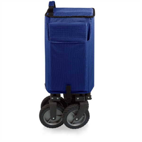 Outdoor Folding Wagon Trolley 600D Collapsible Utility Cart With Wheels