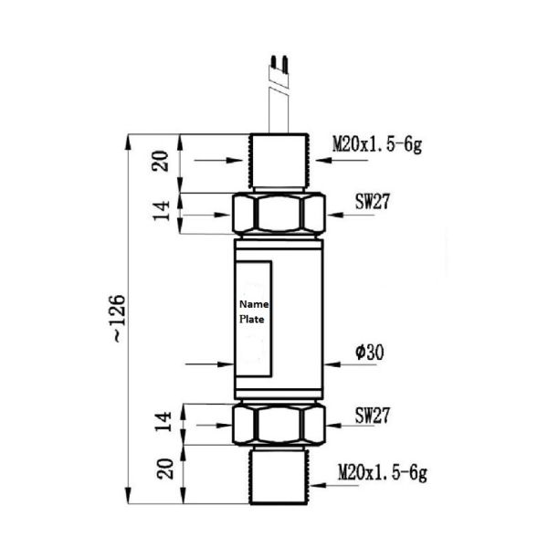 Explosion Proof PPM-T230E-222 Wellhead Pressure Equipment Pressure Transmitter