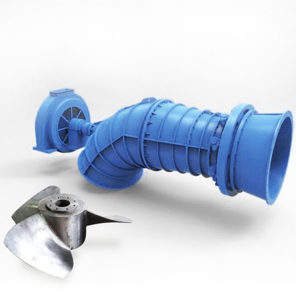 Bulb Type Tubular Hydro Turbine Generator , Hydroelectric Mini Water Turbine