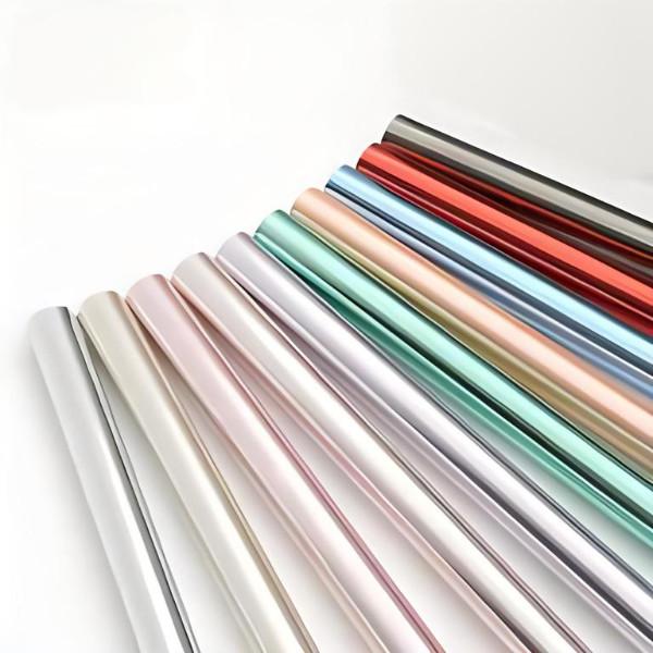 Quality Assorted Colorful Plastic Gift Wrap Roll Tear Resistant ODM OEM Customized for sale