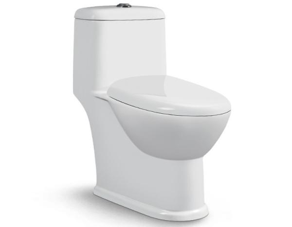 Quality Siphon Flushing Type One Piece Toilet With Slowdown UF Cover for sale