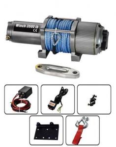 China Atv Winch Truck Garage Equipment 3500lb P3500-1w 3 Stage Planetary on sale