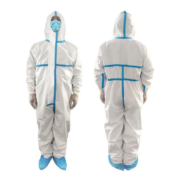 Quality Polypropylene Non Woven Waterproof Isolation Gown Single Use Non Irritating for sale