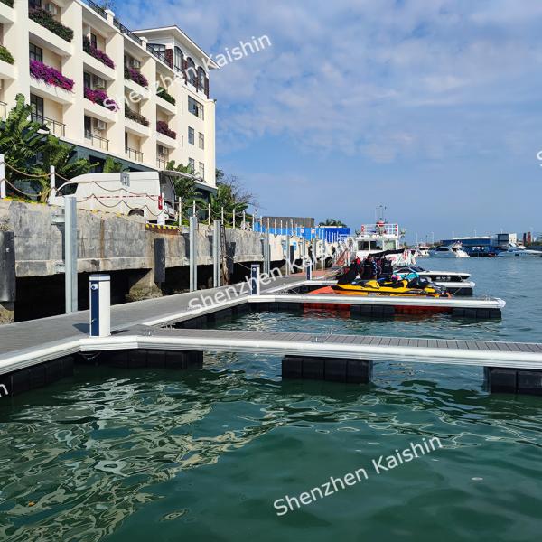 Quality Aluminum Alloy Dock Marina Float Floating Pontoon Marine Floating Docks for sale