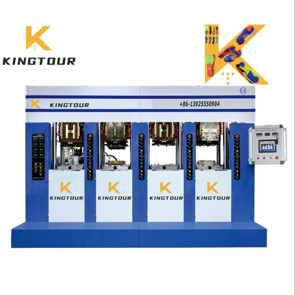 Automatic Slipper Injection Molding Machine Rotary Plastic Slippers Machine 18500W