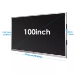 IR Touch LCD Panel 100 Inch Interactive Whiteboard For Classroom