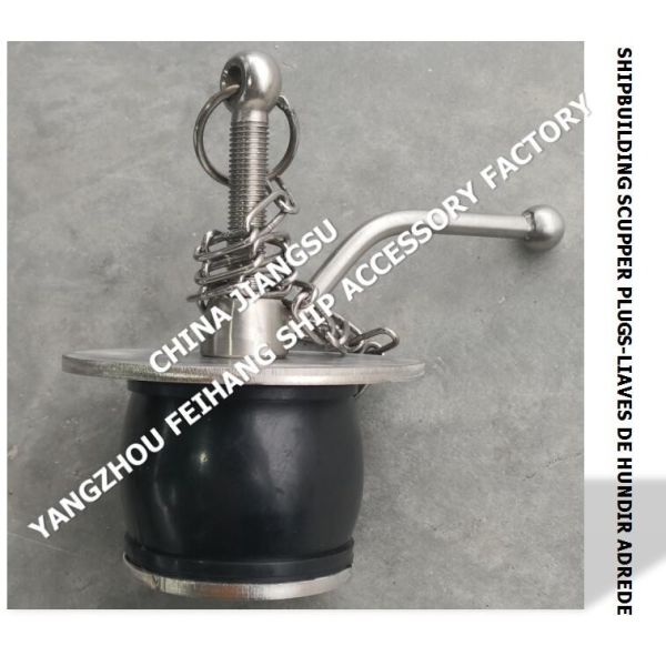 IMPA 232485 Model 50ON-100 Deck Scupper Plug, Gutter Plug Shipbuilding Scupper Plugs