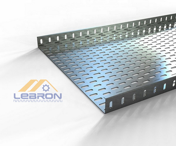 2.0mm Thickness Perforated Cable Tray , HDG Hot Dip Galvanized Cable Tray