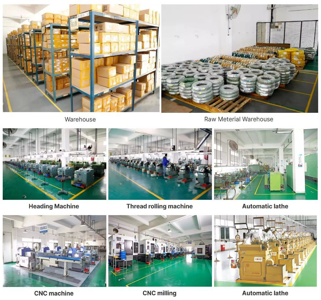 Factory Custom M6 Non-Standard Bolt with Hexagon Rivet Nut Carbon Steel Zinc Nickel Alloy Bolt