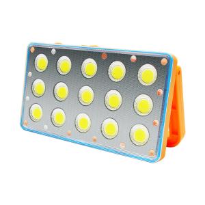 China 150W Solar emergency outdoor led parking lot flood light portable LED light outdoor camping disaster relief on sale
