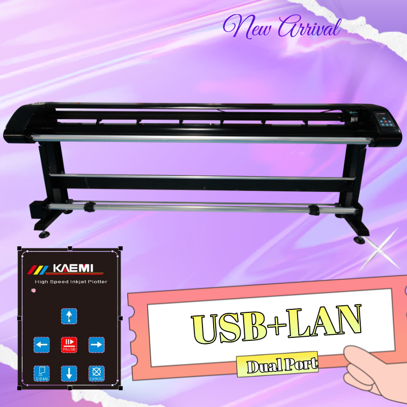 High Speed Network USB CAD Inkjet Plotter for Garment Industry and Large Printing Size