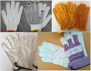 Buy cheap Work gloves , cotton gloves , leather gloves , safety gloves product