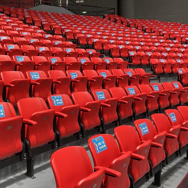 Quality Plastic Fixed Retractable Stadium Seats Fireproof For Outdoor Sports for sale