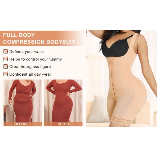 30% Spandex 70% Nylon Shapewear for Women Tummy Control Butt Lifter Adults Age Group