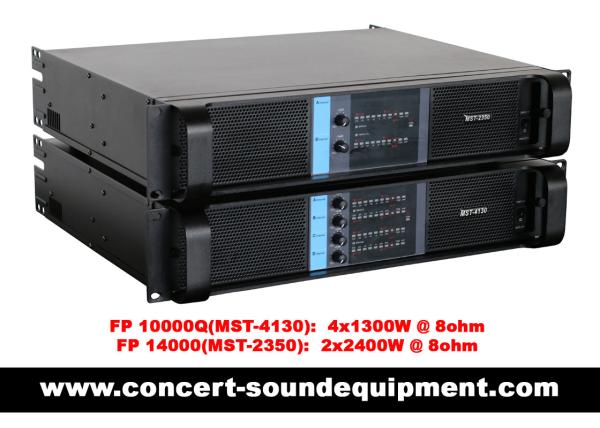 Quality DJ Sound Equipment Switch Mode Power Amplifier 4 Channel 4x1300watt for sale