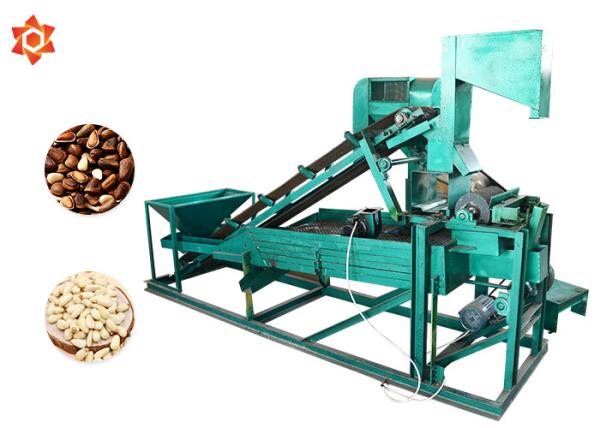 Quality High Efficiency Electrical Nut Shelling Machine 460kg Weight 220v / 380v for sale