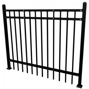 Buy cheap Welding Victorian Deformed Bar Wrought Iron Picket Fence 1.73m Height product