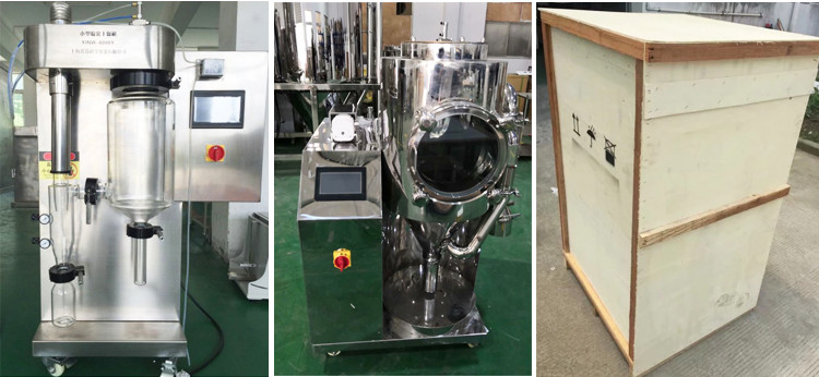 220V 3.5KW Vacuum Mini Spray Dryer Lab Scale 2000ml/ H Lab Testing Instruments
