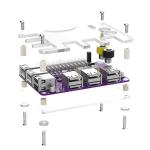 ATX 24 Pin Power Supply Breakout Board with Acrylic Case Kit 3 Digit LED Display