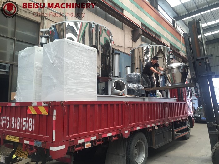 Highly Speed Plastic Mixer Machine / Blender Machine For Color Masterbatch Mixing