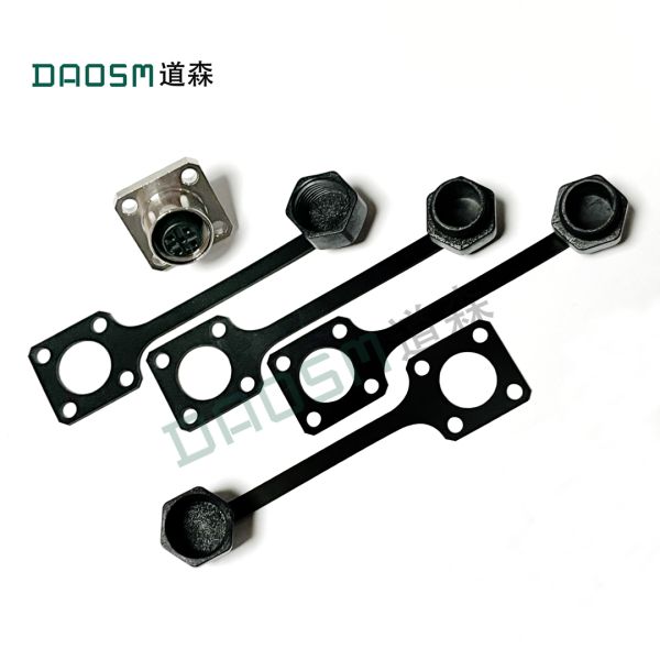 Screw Terminal M12 Field Wireable Connector RoHS Certification M12 Panel Mount Connector