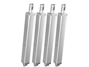Aluminum Inline Linear Electric Cylinder 3000N 12VDC for Window Skylight Automation
