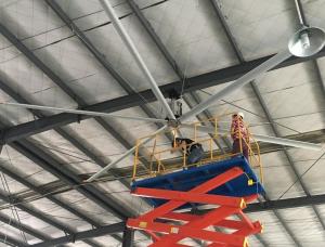 Buy cheap 24FT Large Blade Gearbox Ceiling Fan product