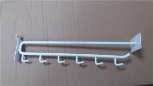 China 6 Hooks Metal Accessories Display Rack , 6mm Wire Display Hanging Hooks on sale