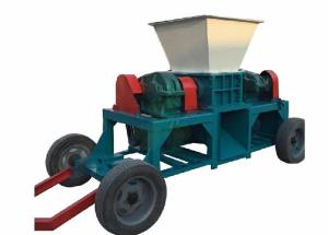Two Shaft Industrial Shredder Machine For Metal Barrel Crushing 37×2kw Power