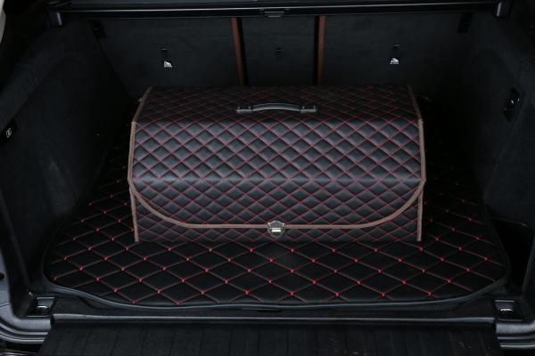 Quality Collapsible Four Main Compartments Big Size Universal Car Trunk Organizer for sale