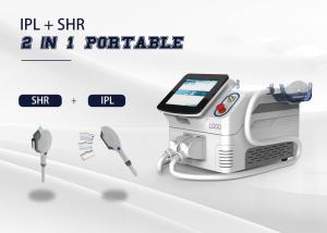Buy cheap Portable 2 In 1 Multi Function Laser 2 Handpiece E - Light/ IPL/ SHR/ OPT /RF Machine product