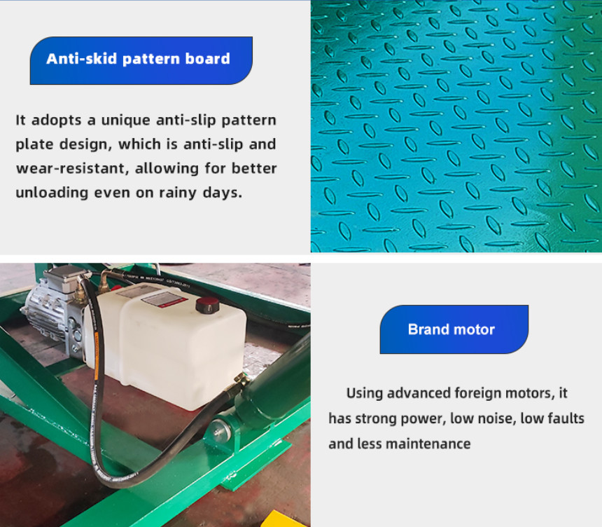 Steel Hydraulic Dock Leveler Custom Load 6t-20 Tons Hydraulic Loading Dock