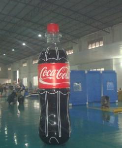 China Giant Inflatable Coca Cola Bottle for Advertising / Display on sale