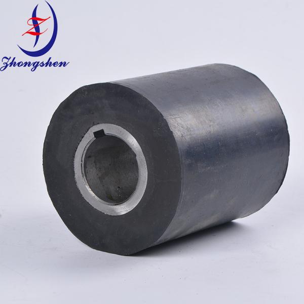 Quality Shock Absorbing Black Rubber Roller For Poultry Egg Collection System Component for sale